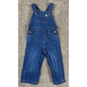 Carters 18 months Toddler Denim Bib Overalls - Vintage Look‎ - Blue Denim